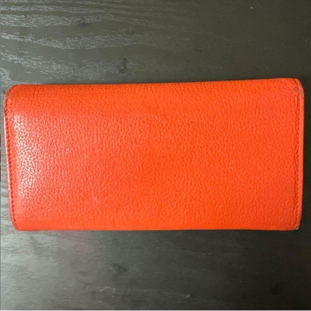 Balenciaga Calfskin Leather Burnt Orange Wallet Full Inclusion (EUC) - Picture 4 of 16